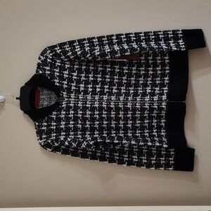 Ladies Zip Front Cardigan Jacket